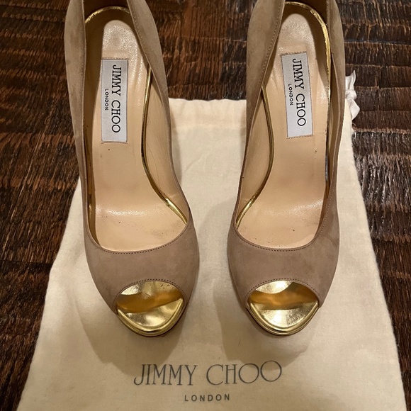 Jimmy Choo open toe pump